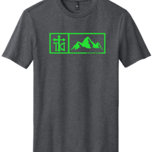 tki mtn logo short sleeve h charcoal